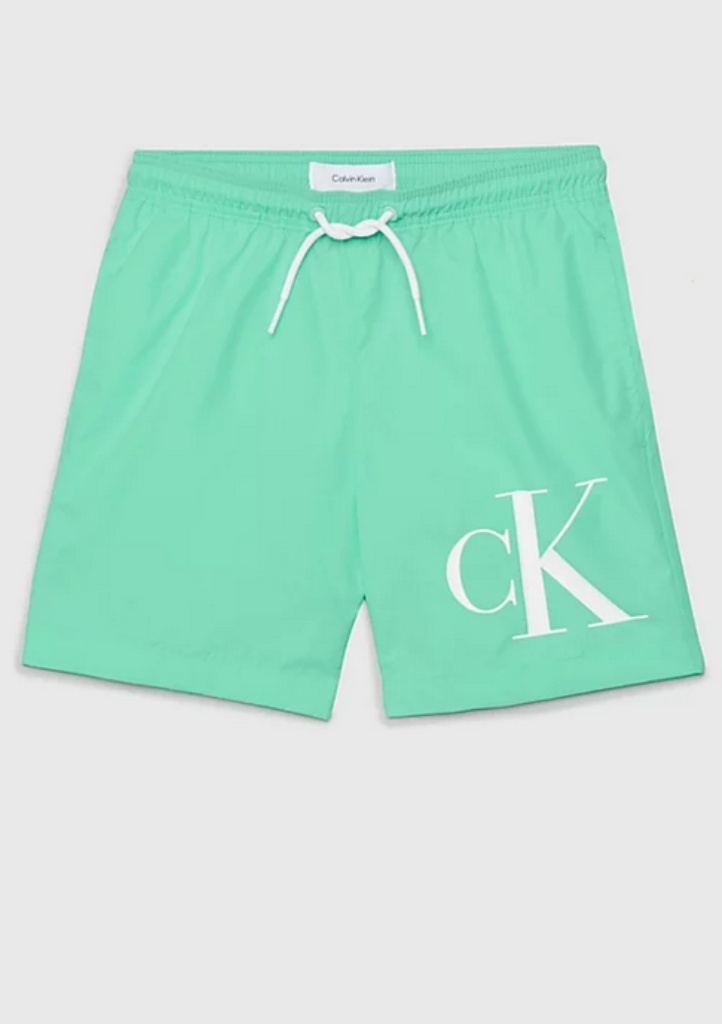 Levně Pánské plavky Calvin Klein KM0KM00967 L Peprmint