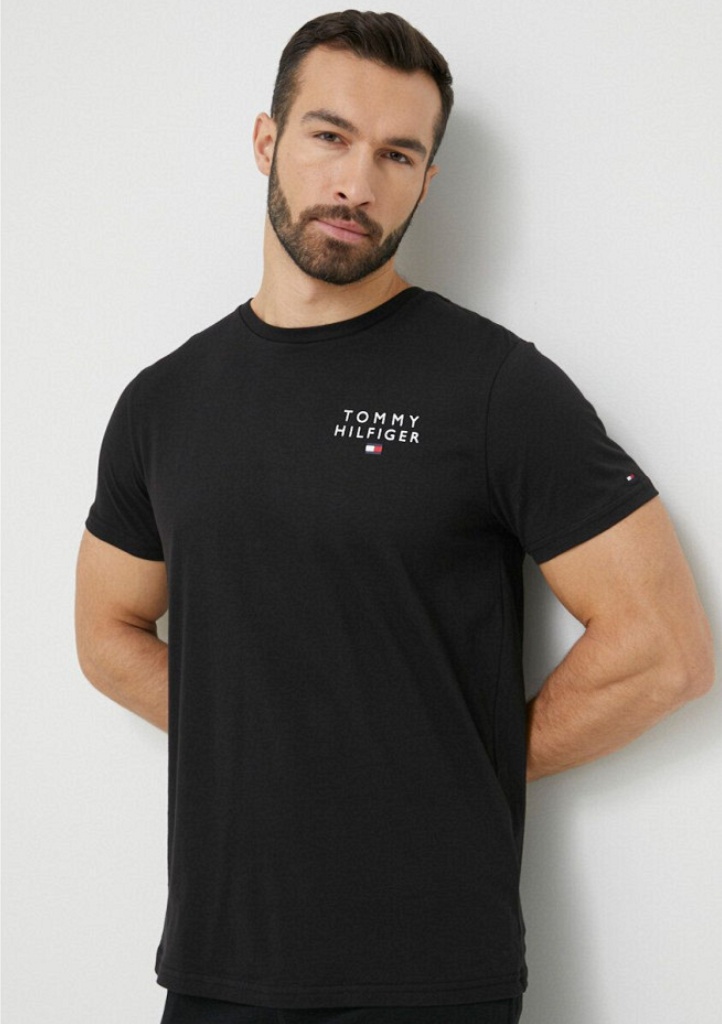 Pánské tričko Tommy Hilfiger UM0UM02916 BDS XL Černá