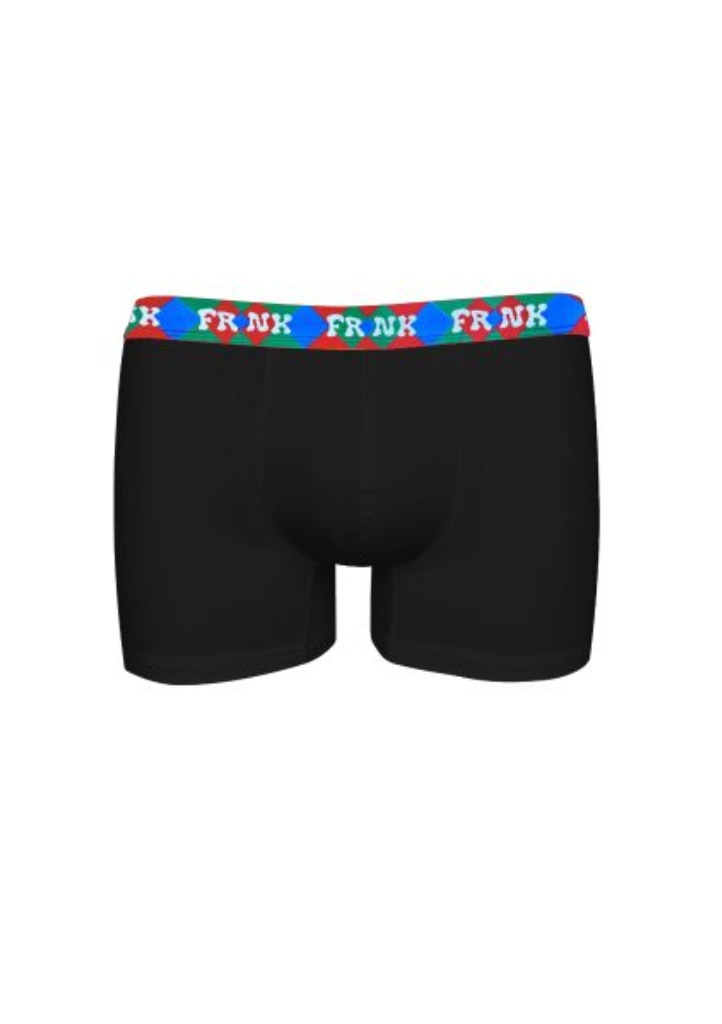 Pánské boxerky John Frank JFBMODHYPE22 L Černá