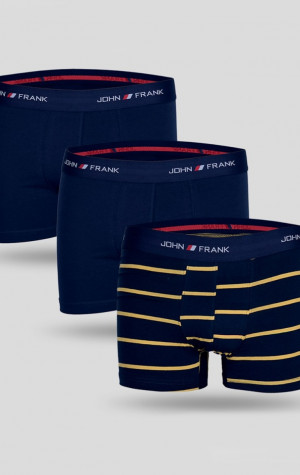 Pánske boxerky John Frank JF3B01 3PACK