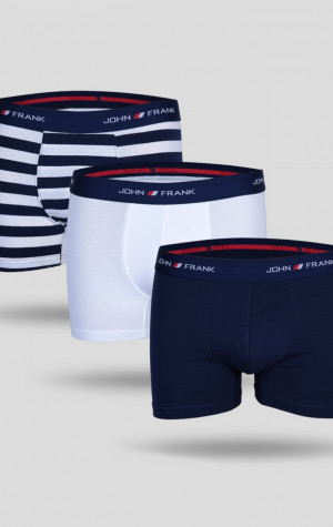 Pánske boxerky John Frank JF3B03 3PACK