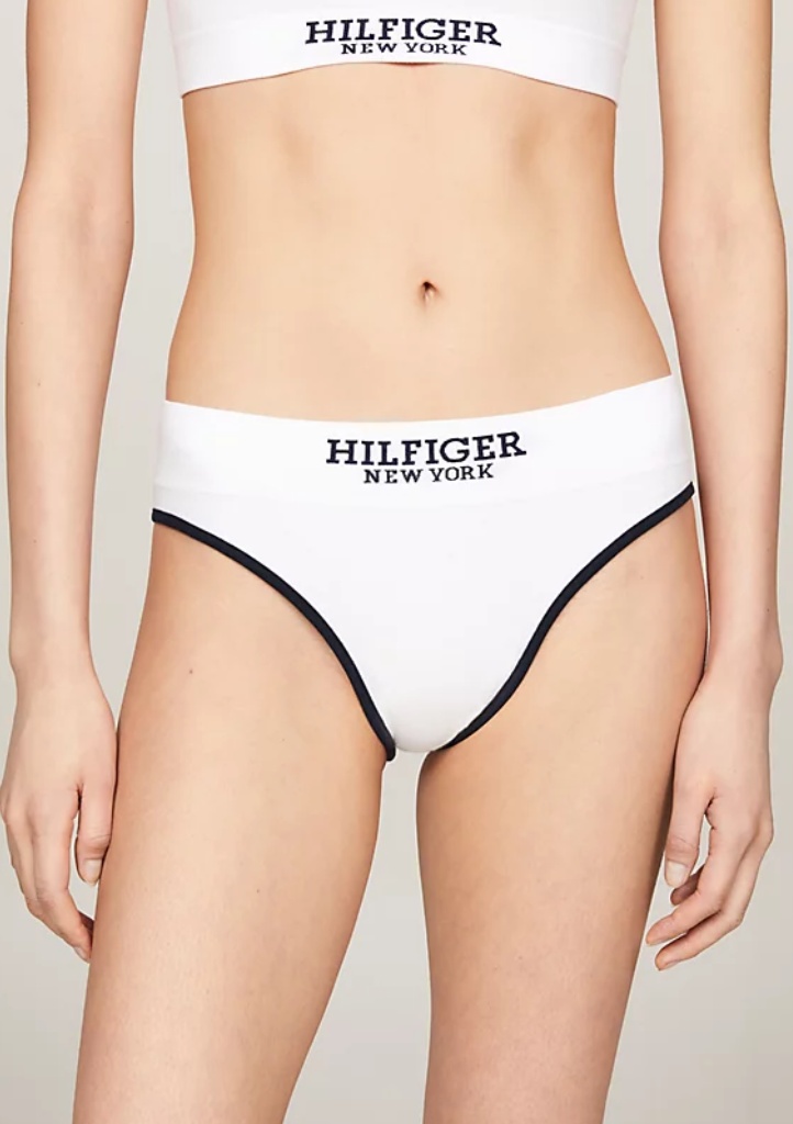 Dámské kalhotky Tommy Hilfiger UW0UW05339 YBR S Bílá