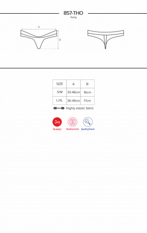 Dámska tangá Obsessive 857-THO