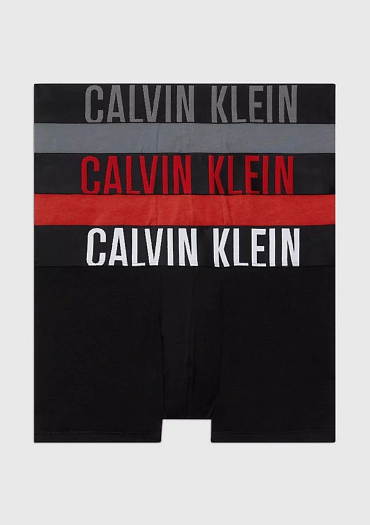 Pánské boxerky Calvin Klein NB3608 3pack M Černá