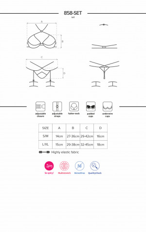 Souprava Obsessive 858-SET