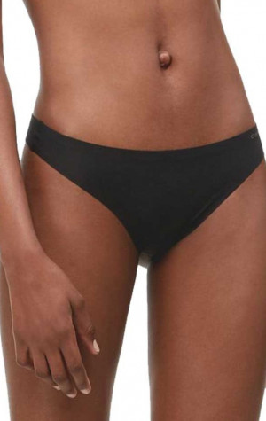 Dámská tanga CALVIN KLEIN QD3558E NP0 3PACK