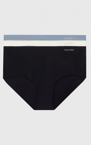 Dámská tanga CALVIN KLEIN QD3558E NP0 3PACK