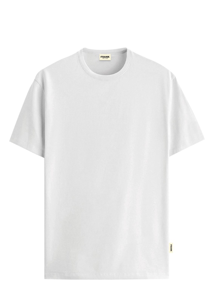 Pánské tričko JOHN FRANK JFTBA02 XL Bílá