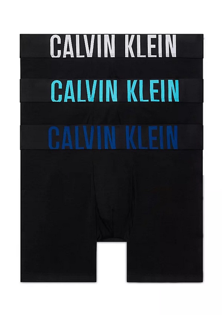 Pánské boxerky Calvin Klein NB3609 3pack M Černá