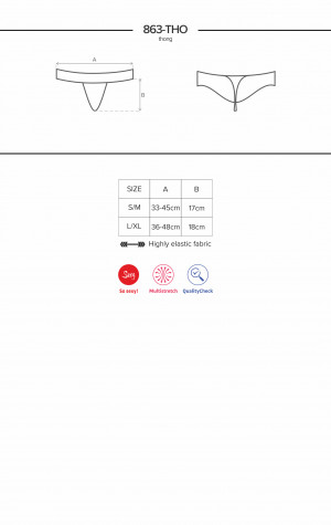 Dámske tangá Obsessive 863-THO