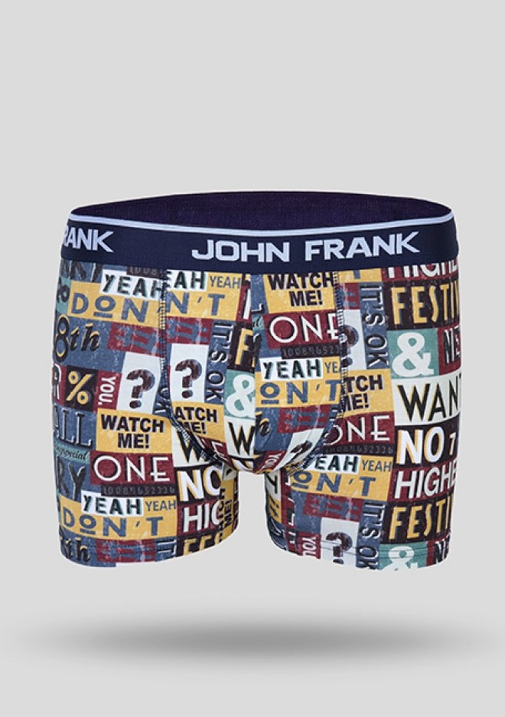 Pánské boxerky John Frank JFBD205 M Dle obrázku
