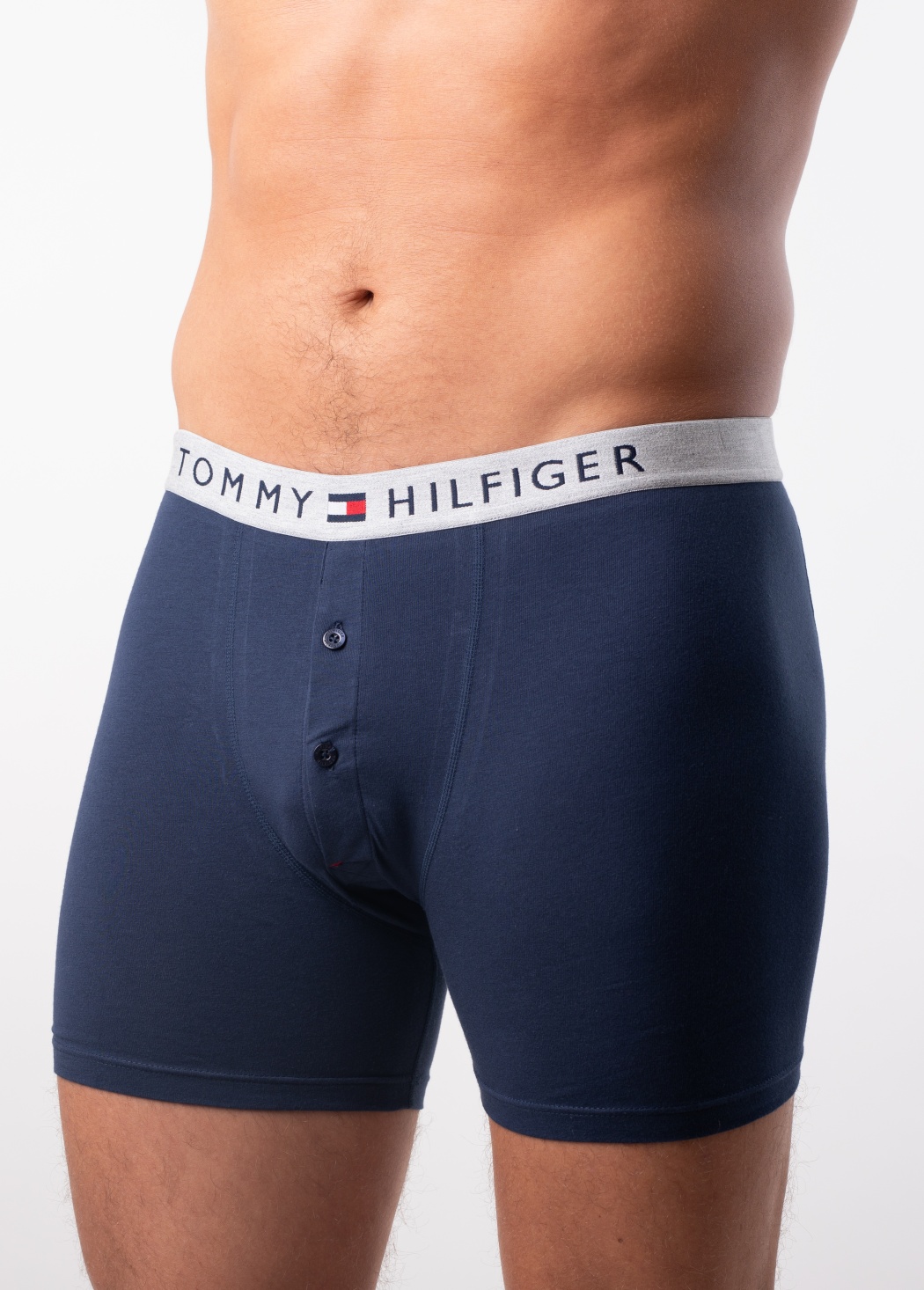 Levně Boxerky Tommy Hilfiger UM0UM01354 XL Tm. modrá