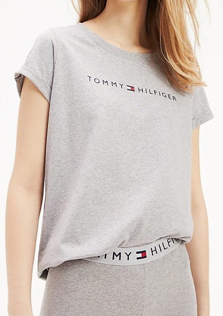 Dámské tričko Tommy Hilfiger UW0UW01618 S Sv. šedá