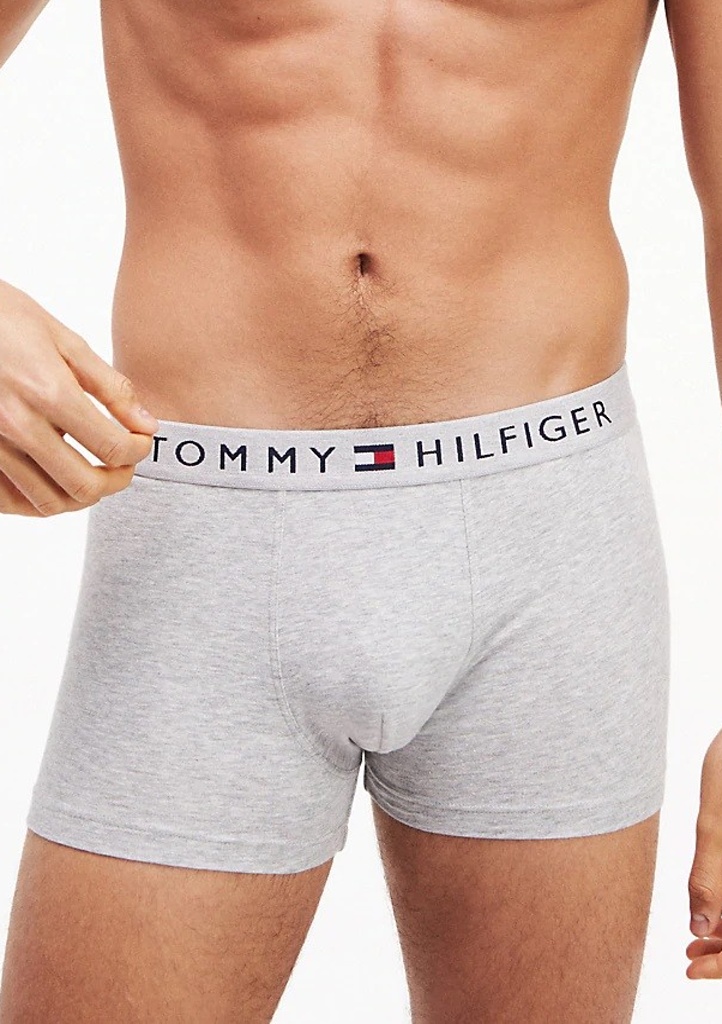 Levně Boxerky Tommy Hilfiger UM0UM01646 S Sv. šedá