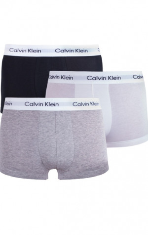 P&aacute;nske boxerky Calvin Klein U2664G 3PACK Č+B+&Scaron;