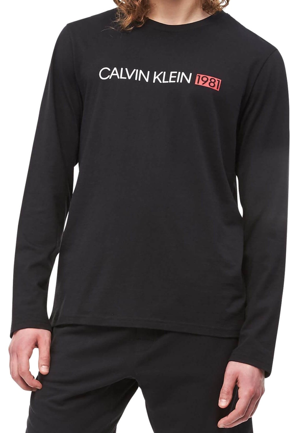 Levně Pánské tričko Calvin Klein NM1705 L Černá