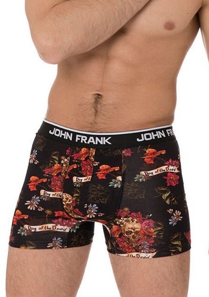 Pánské boxerky John Frank JFB51 M Černá