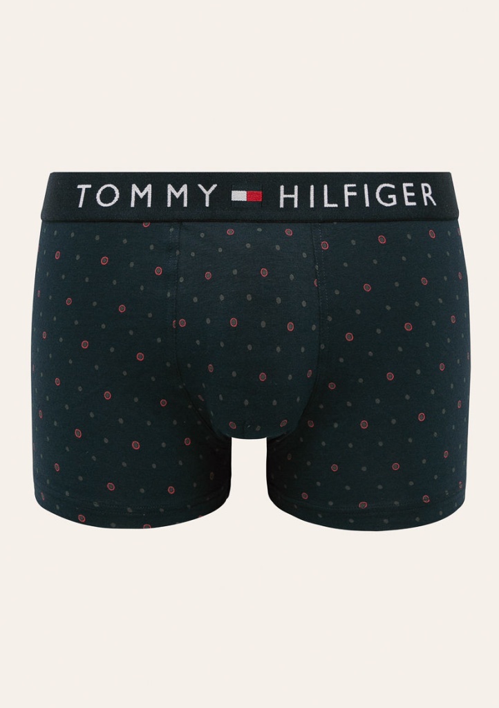 Levně Boxerky Tommy Hilfiger UM0UM01507 M Tm. modrá