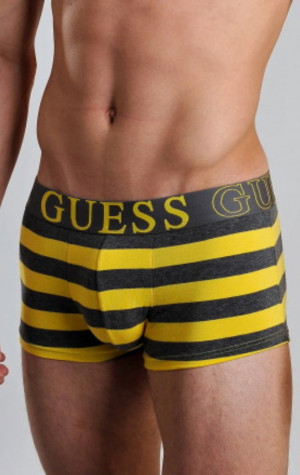 Boxerky Guess U54G15 žltý prúžok