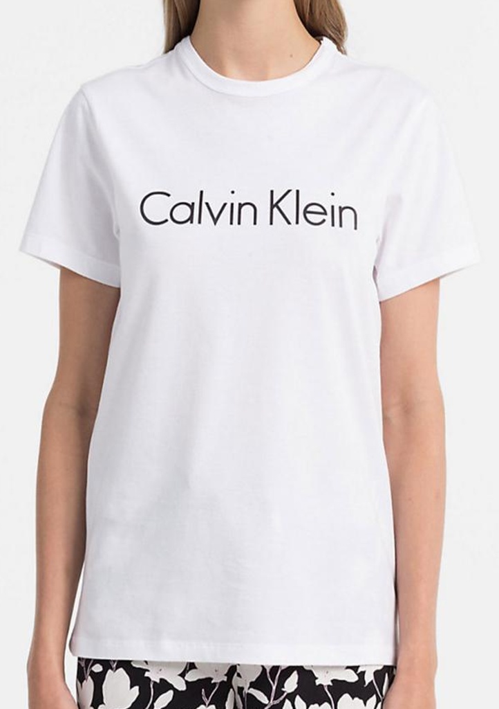 Levně Dámské tričko Calvin Klein QS6105 M Bílá