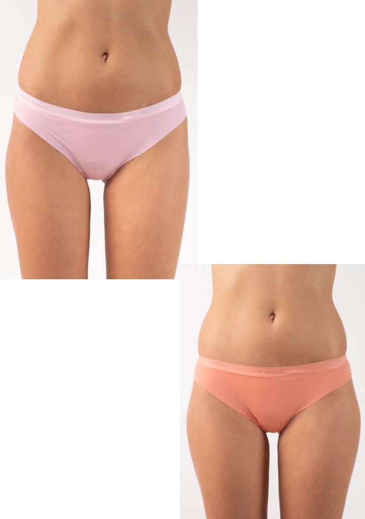 Dámská tanga Calvin Klein QD3695 2PACK M Mix