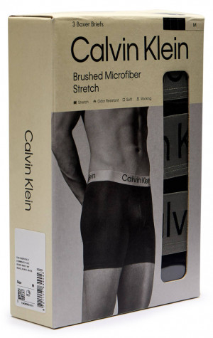 Pánske boxerky Calvin Klein NB4124 3PACK