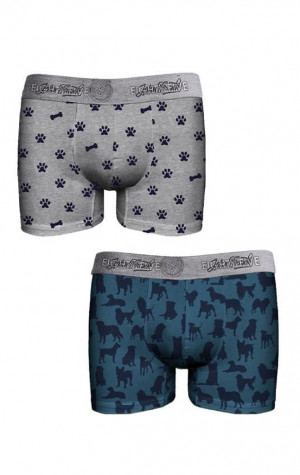 Pánské boxerky John Frank JF2BEF34 2pack