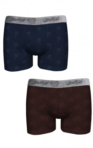Pánské boxerky John Frank JF2BEF44 2pack