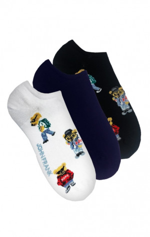 Pánske ponožky John Frank JF3SS10 3Pack