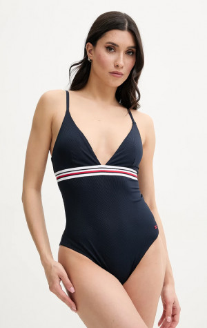 Dámské jednodílné plavky Tommy Hilfiger UW0UW05847