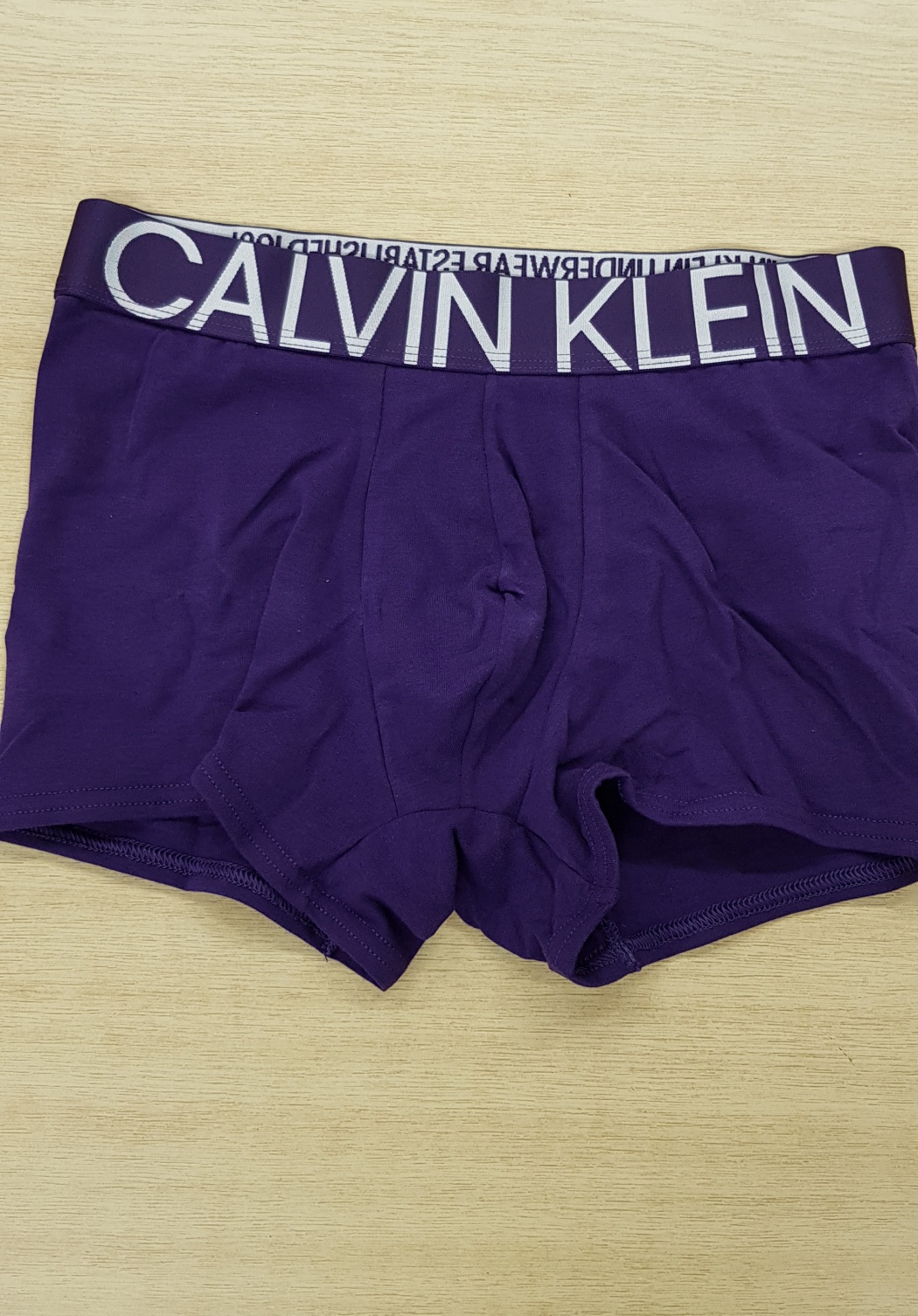 Pánské boxerky Calvin Klein NB1703 S Fialová