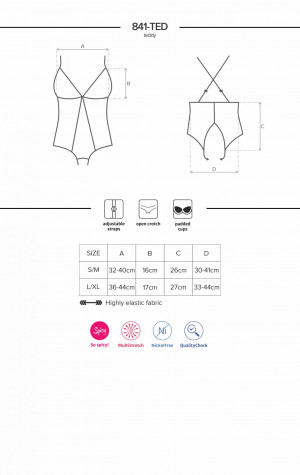 Smyslné body 841 - TED teddy - Obsessive