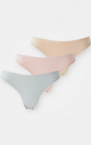 Dámská tanga Tommy Hilfiger UW0UW05954 0WR