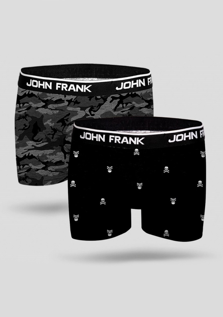 Pánské boxerky John Frank JF2BMC07 2PACK XL Dle obrázku