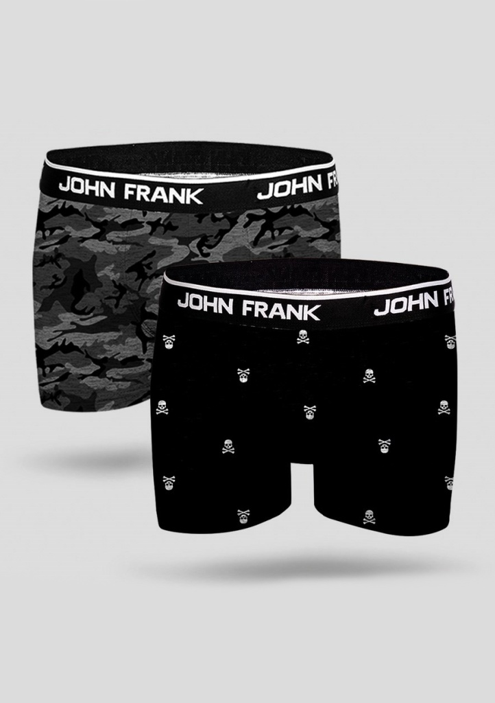 Pánské boxerky John Frank JF2BMC07 2PACK L Dle obrázku