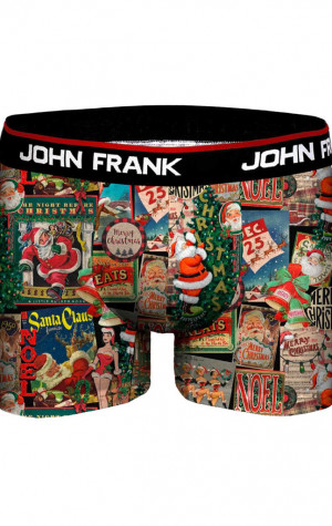 Pánské boxerky John Frank JFBD46-CH-MERRY CHRISTMAS