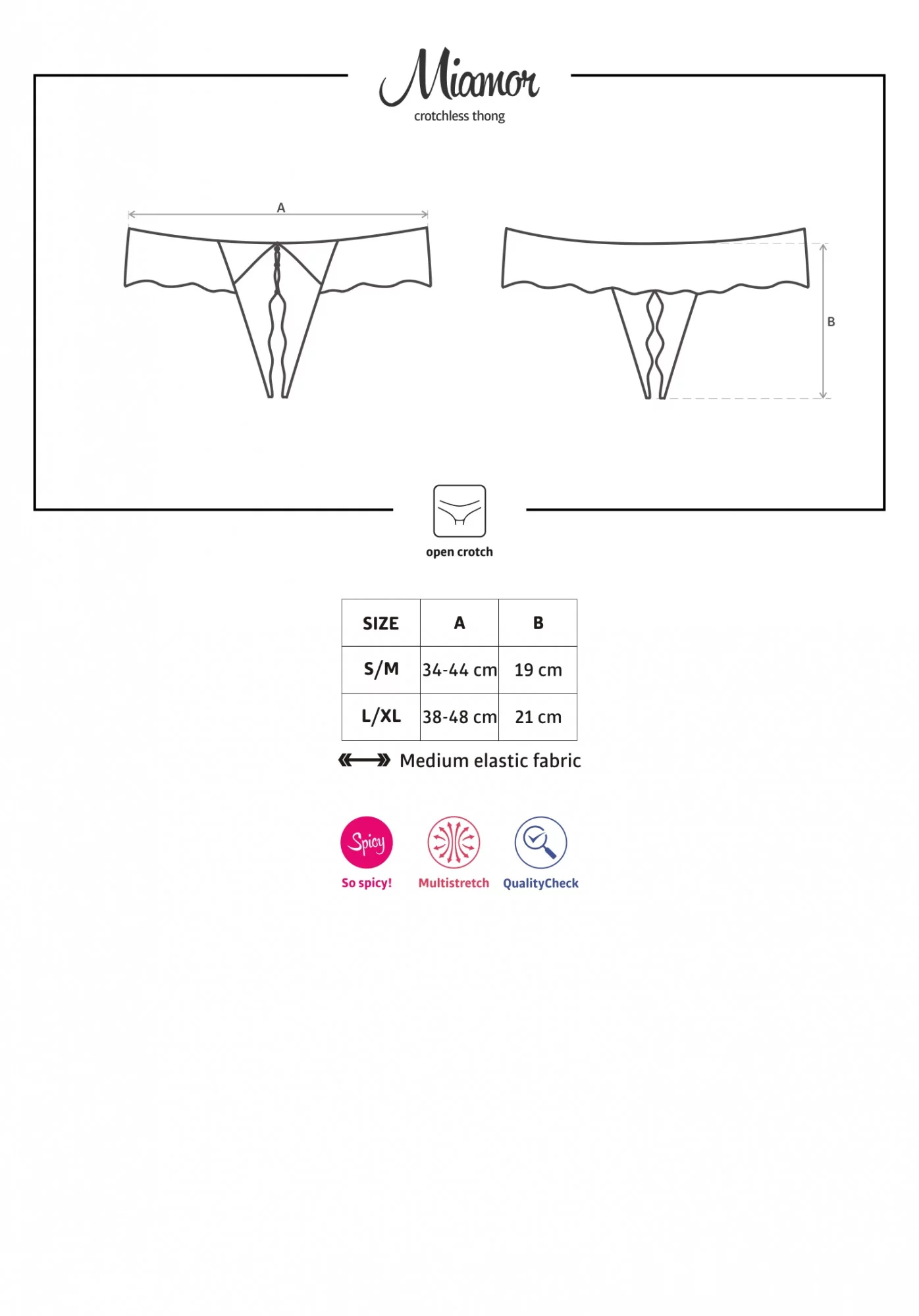 Tanga Miamor otevřené - Obsessive