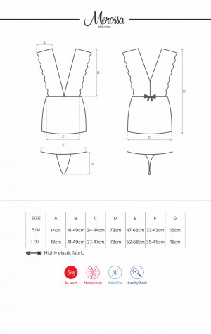 Košilka Merossa chemise - Obsessive