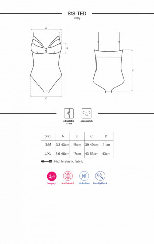 Body 818-TED teddy - Obsessive