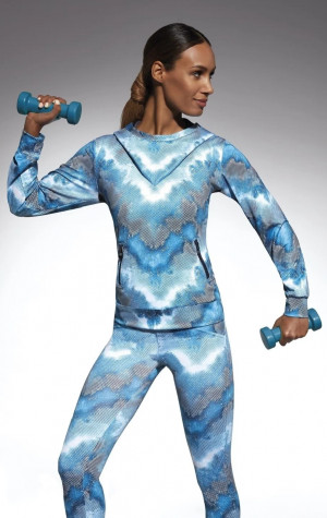 Sportovní dámská mikina Energy Blouse - Bas Bleu