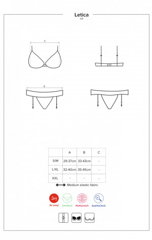 Romantický set Letica set - Obsessive