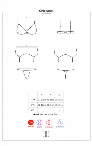 Sexy set Chiccanta set - Obsessive