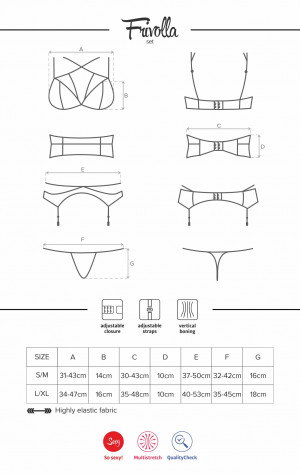 Úžasný set Frivolla set coral - Obsessive