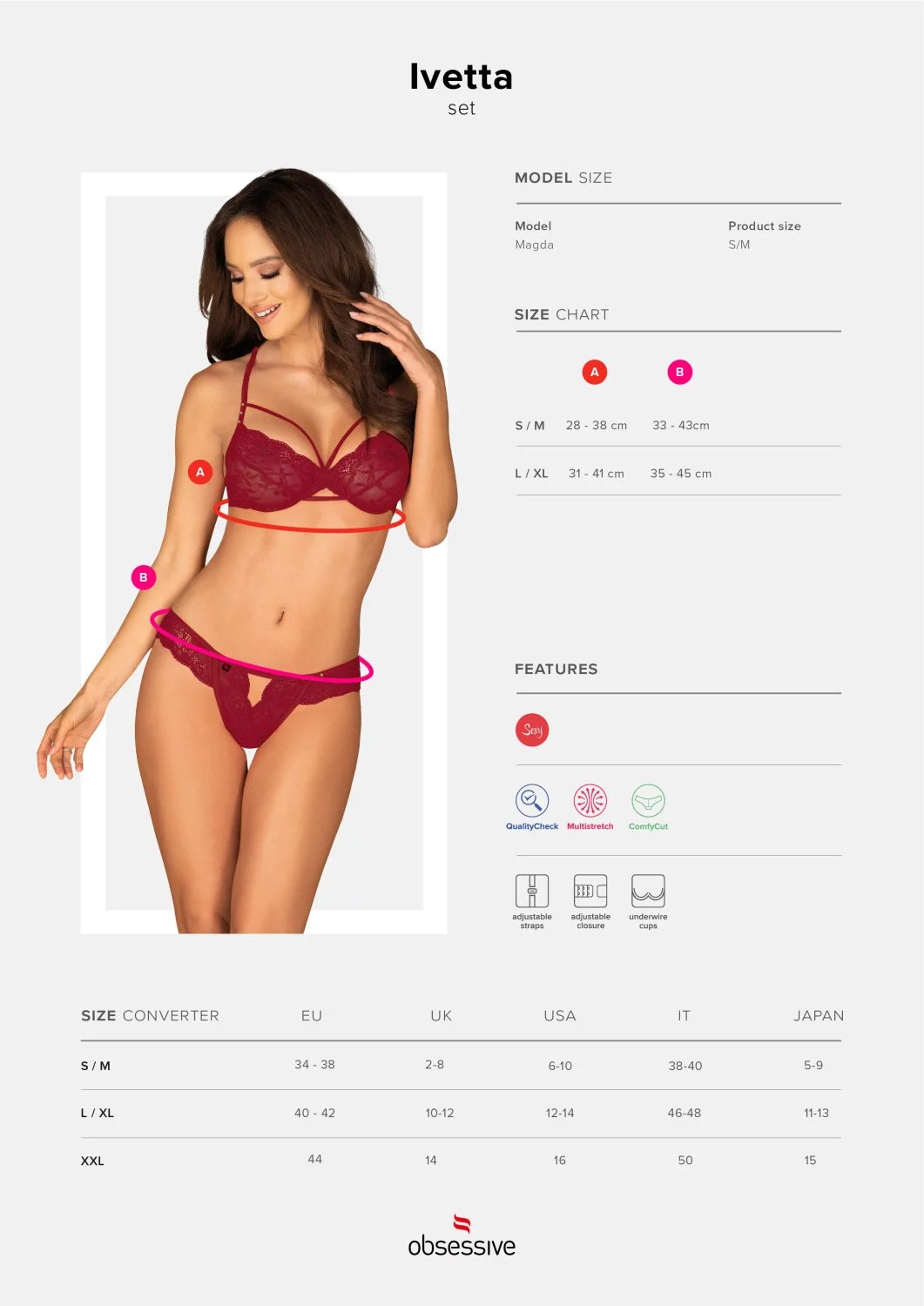 Jedinečný set Ivetta set - Obsessive