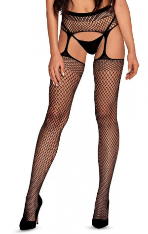 Hravé punčochy S815 garter stockings - Obsessive
