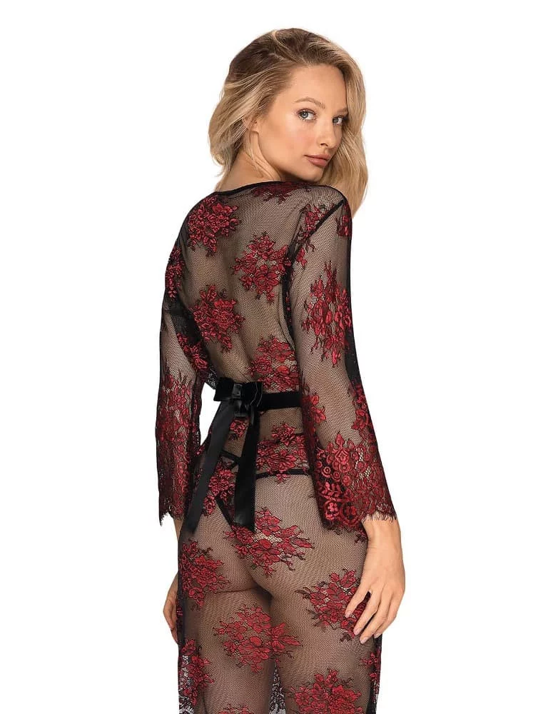 Luxusní župan Redessia peignoir - Obsessive