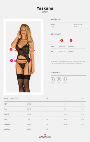 Perfektní korzet Yaskana corset - Obsessive