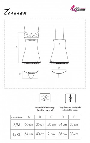 Jemná košilka Zerunam - LivCo Corsetti