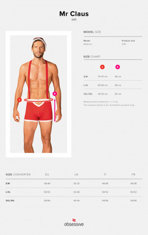 Vánoční kostým Mr Claus set - Obsessive