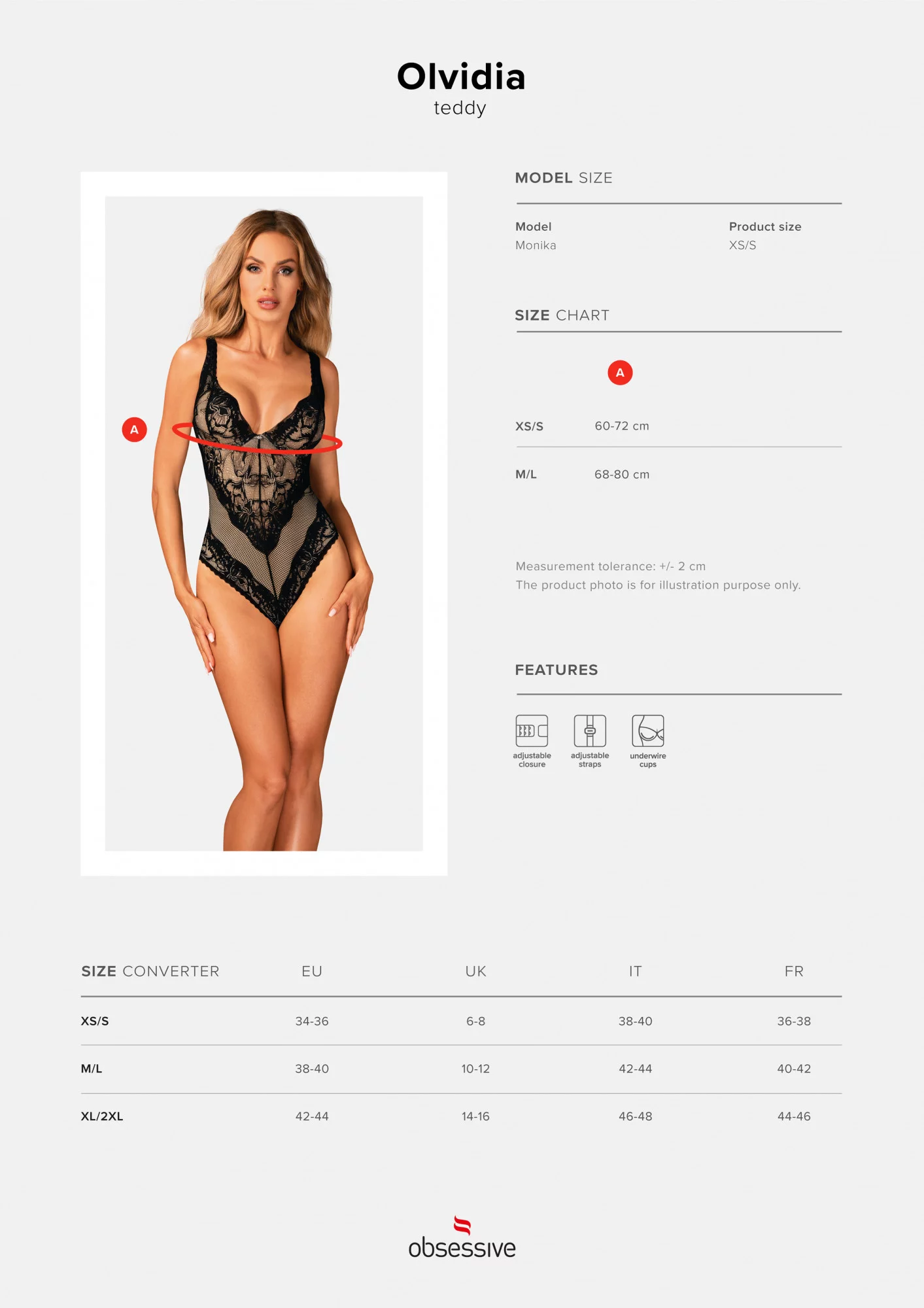 Okouzlující body Olvidia teddy - Obsessive